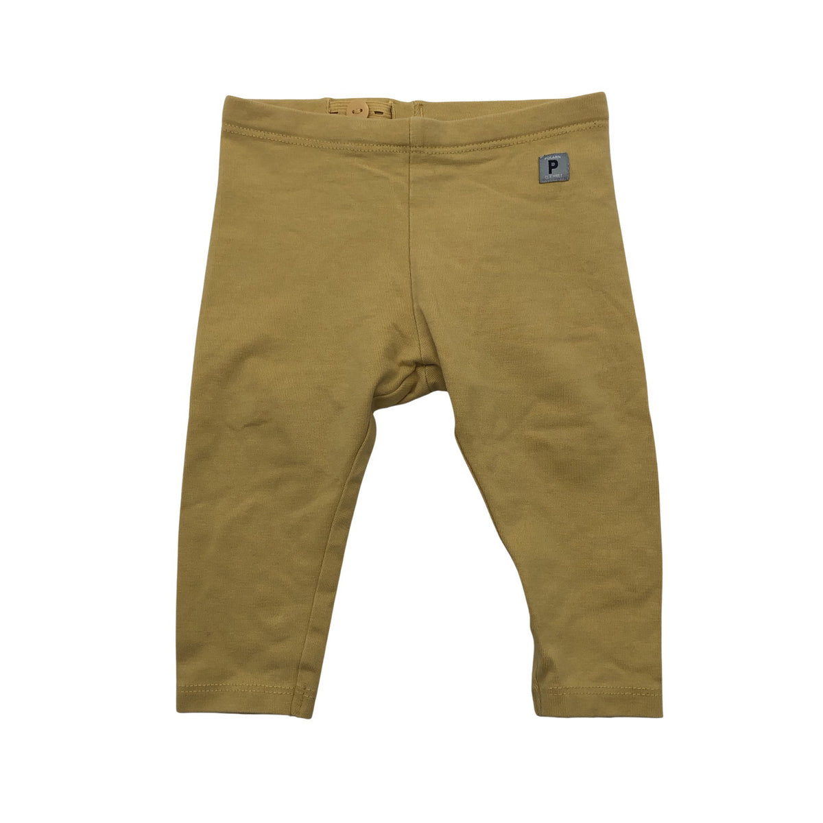 Unisex Polarn O. Pyret - Trikotaažist püksid, suurus 62 - 68 - Kollane (1)