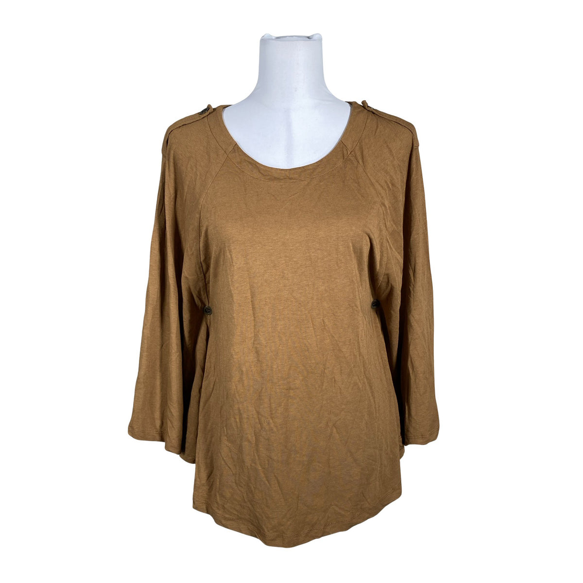 Unisex me&i - Trikotaažist pluus, suurus 34 - Pruun (1)
