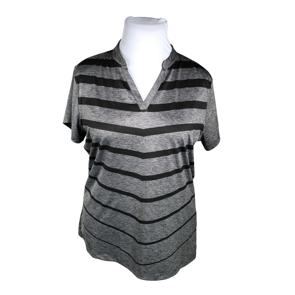 Unisex Backtee - Spordisärk, lühikesed käised, suurus 44 - Hall (1)
