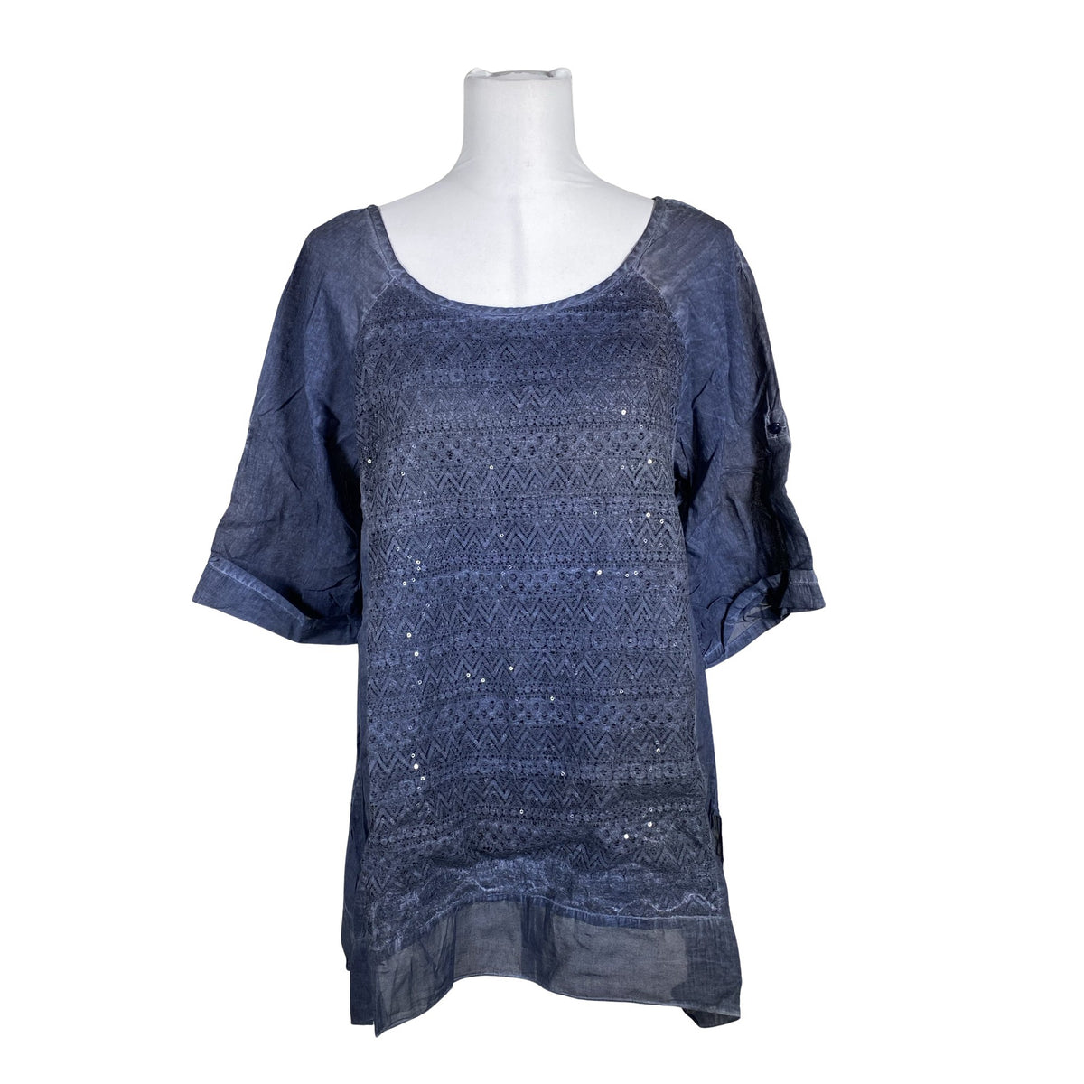 Unisex Saint Tropez - T-särk, suurus 38 - Sinine (1)