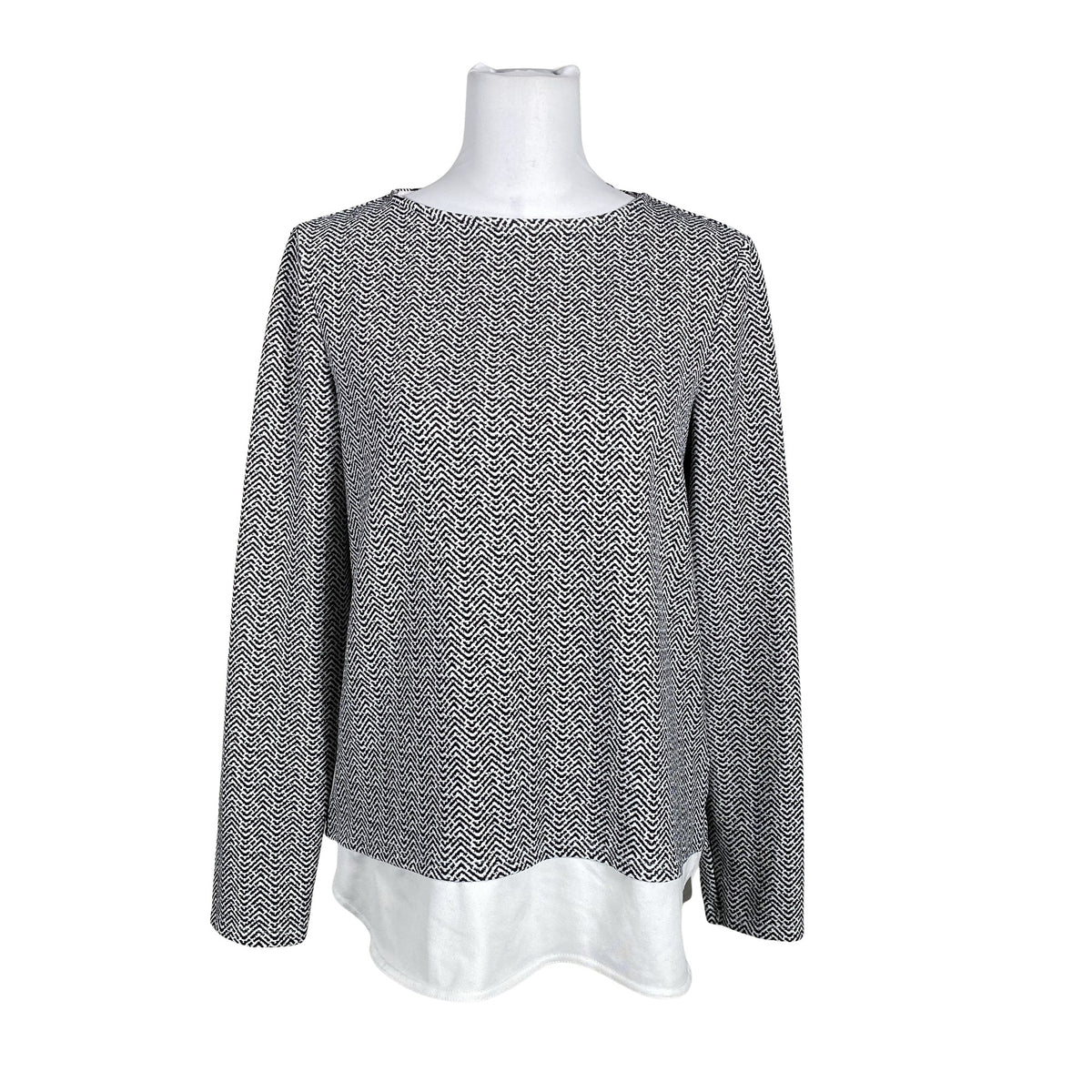 Unisex Esprit - Trikotaažist pluus, suurus 40 - Valge (1)
