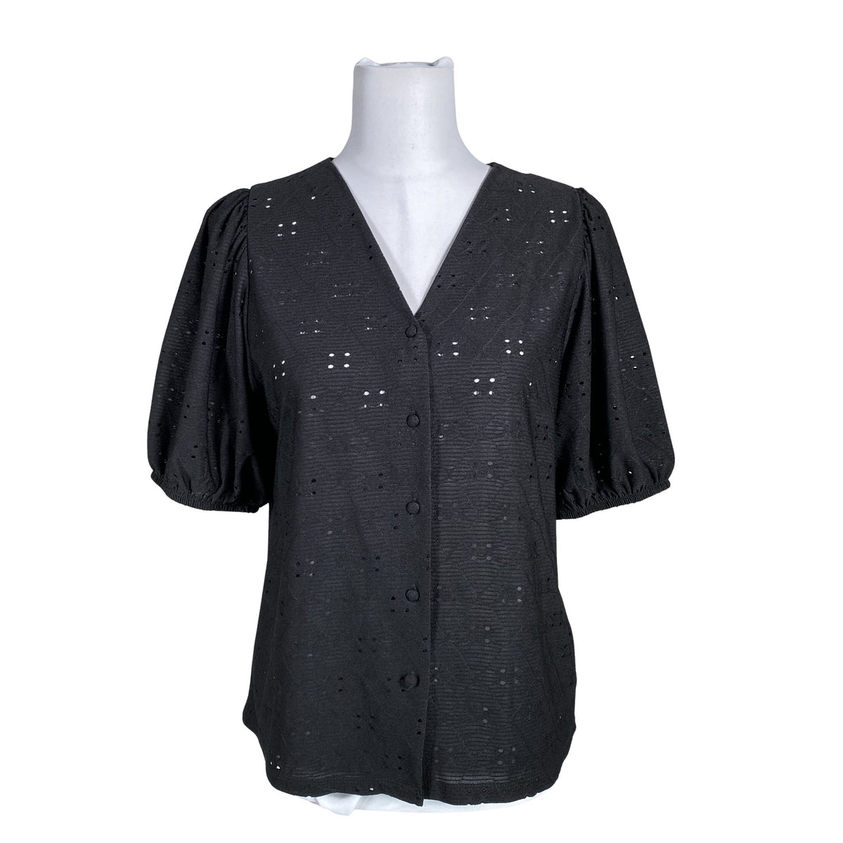 Unisex Free Quent - Trikotaažist pluus, suurus 36 - Must (1)