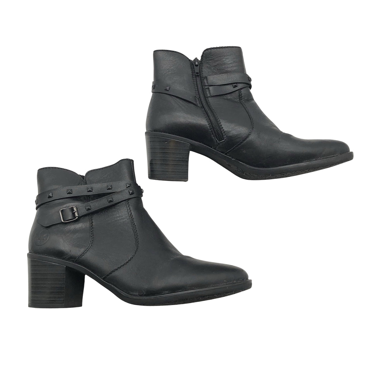 Unisex Rieker - Poolsaapad, suurus 40 - Must (1)