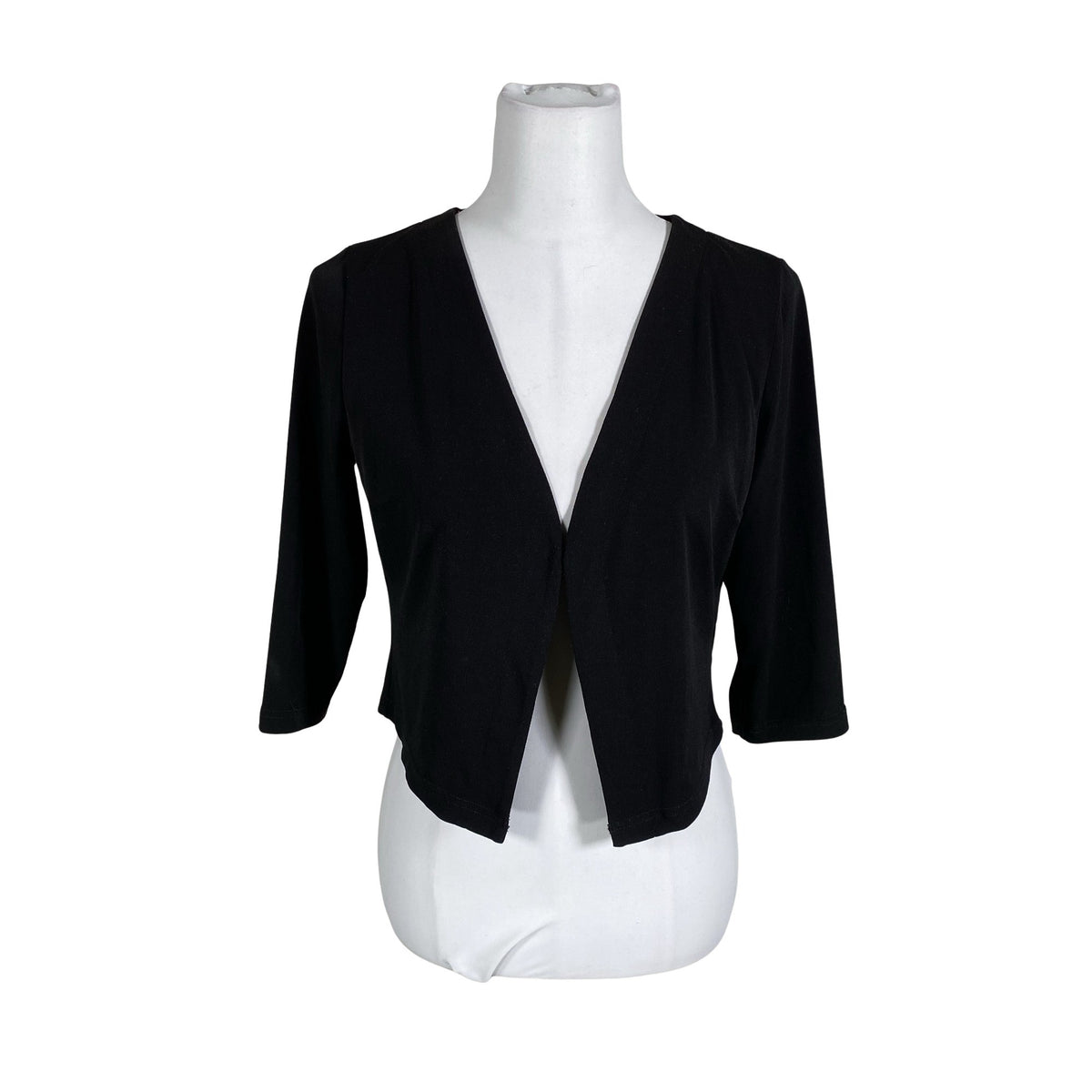 Unisex Trendy Line - Trikotaažist boolero, suurus 38 - Must (1)