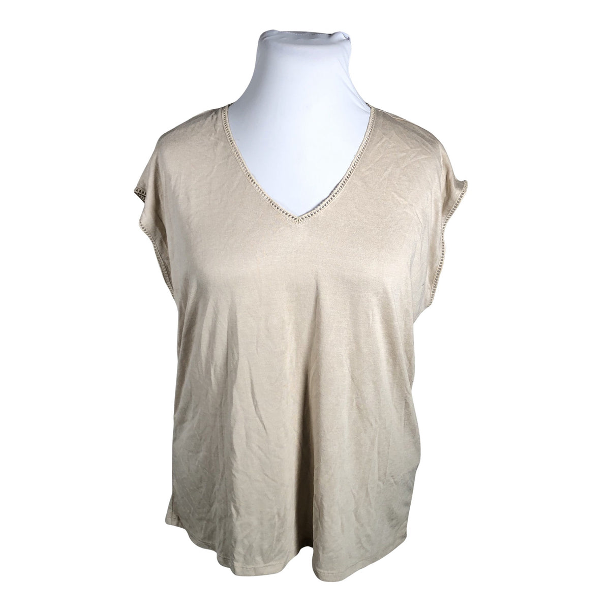 Unisex Cortefiel - T-särk, suurus 42 - Beige (1)
