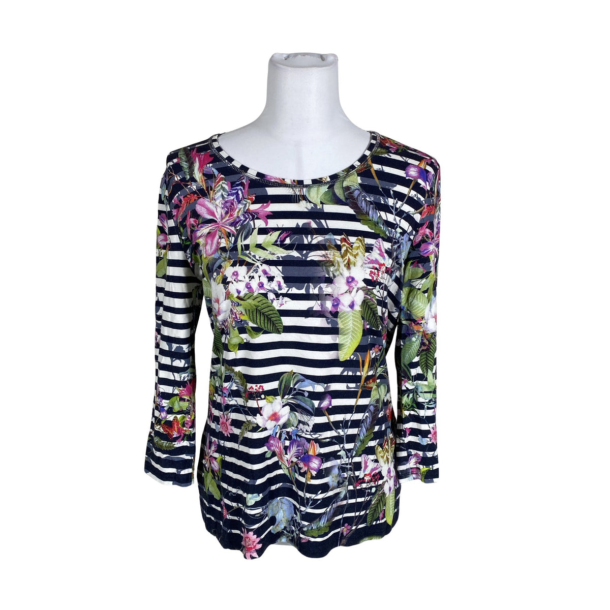 Unisex Betty Barclay - Trikotaažist pluus, suurus 38 - Sinine (1)
