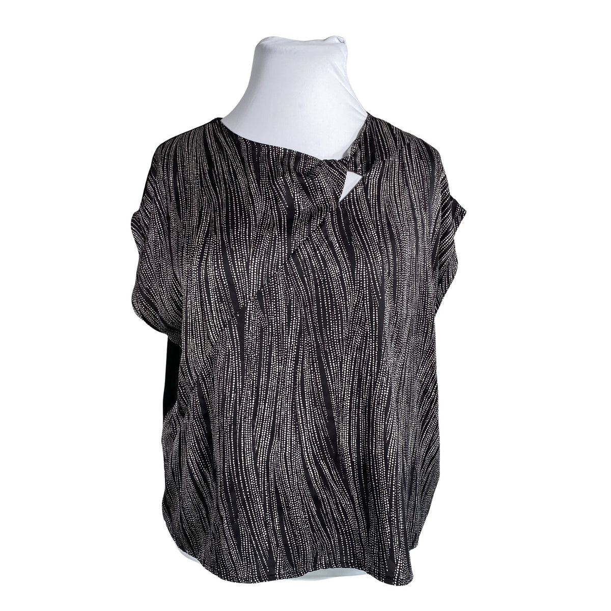 Unisex Taifun - Lühikeste käistega pluus, suurus 44 - Must (1)