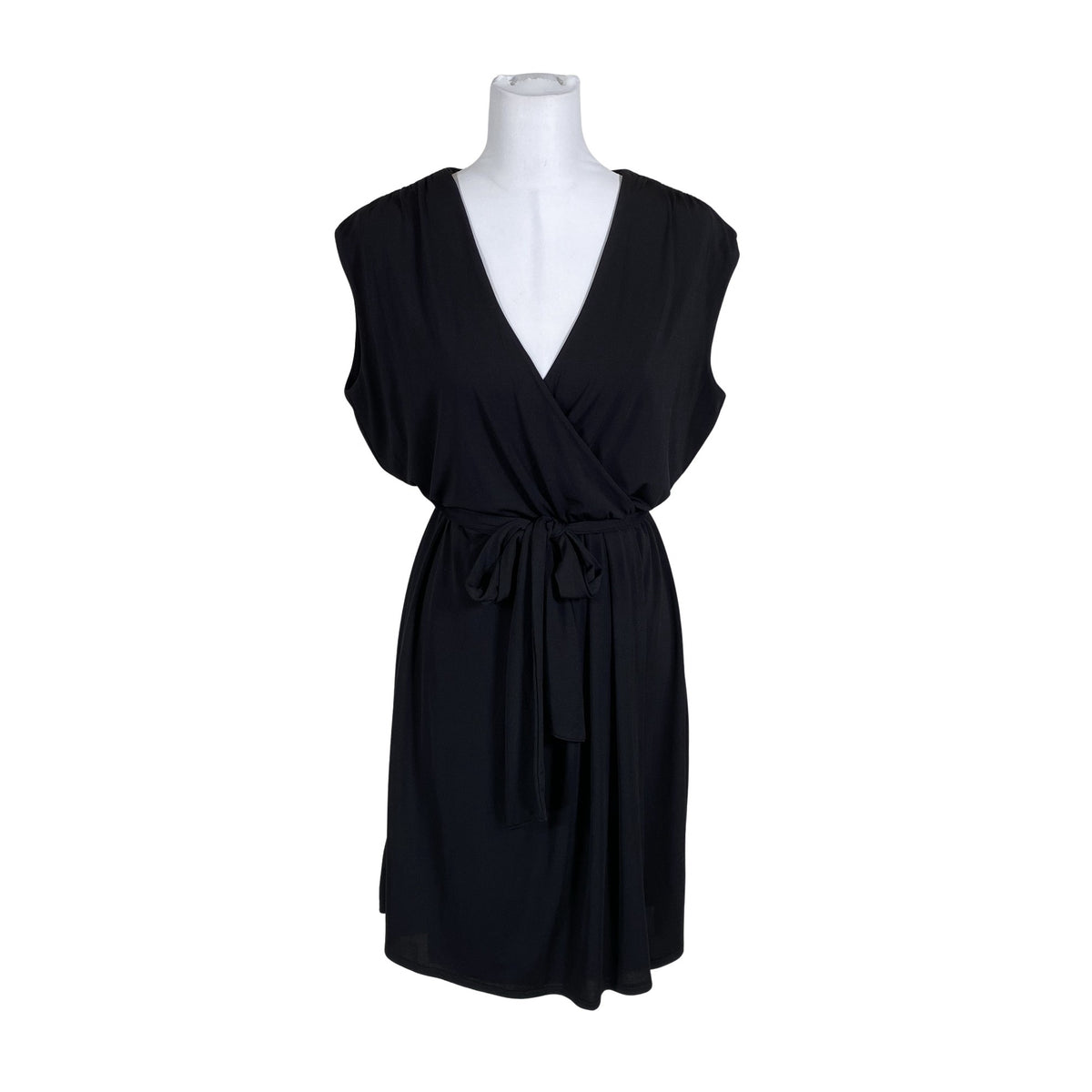 Unisex Lindex - Trikotaažist kleit, suurus 40 - Must (1)