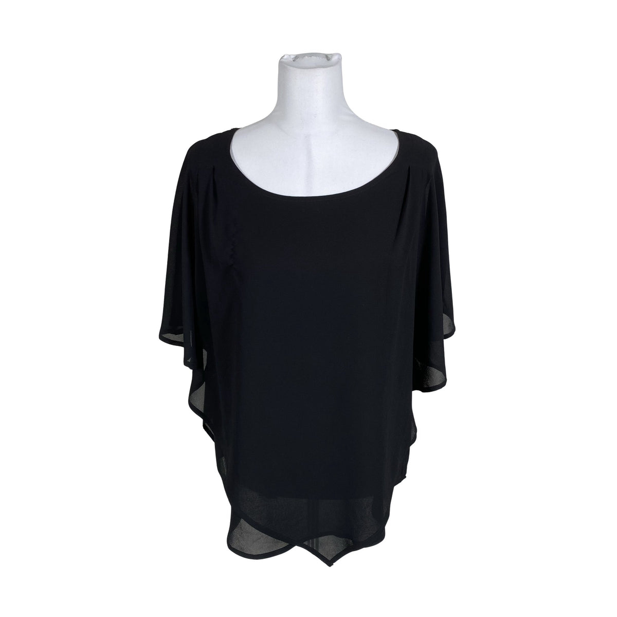 Unisex Create - Lühikeste käistega pluus, suurus 40 - Must (1)