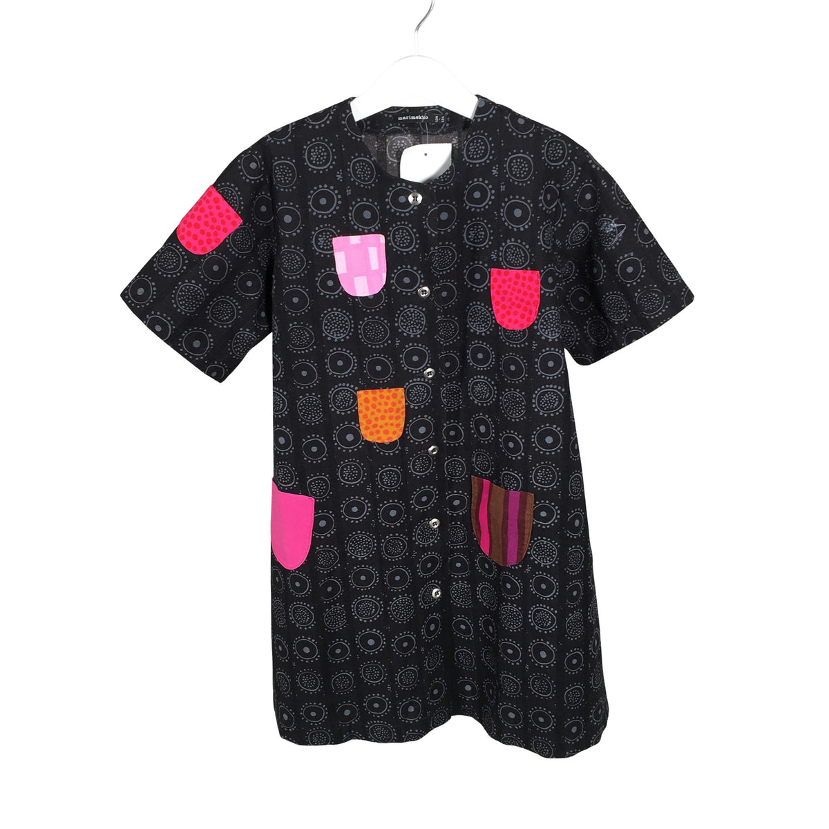 Unisex Marimekko - Mitteveniv kleit, suurus 128 - 134 - Must (1)