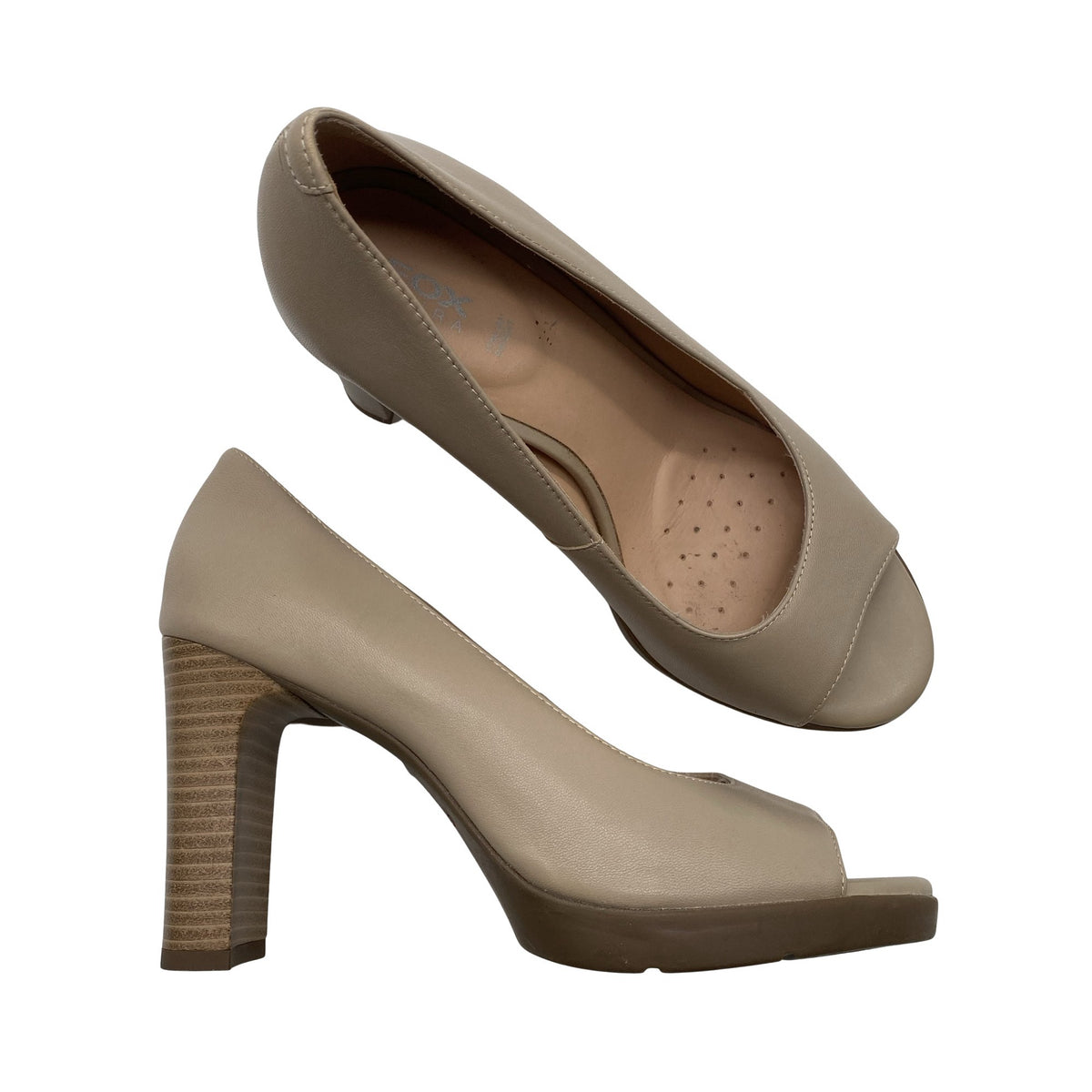 Unisex Geox - Lahtise ninaga kontsakingad, suurus Ei kokoa - Beige (1)