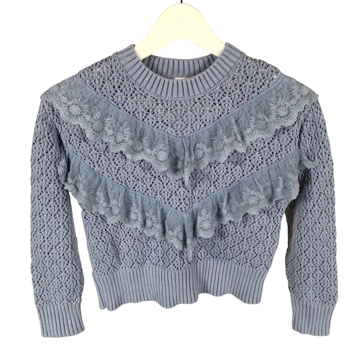 Unisex Lindex - Kampsun, suurus 134 - 140 - Helesinine (1)