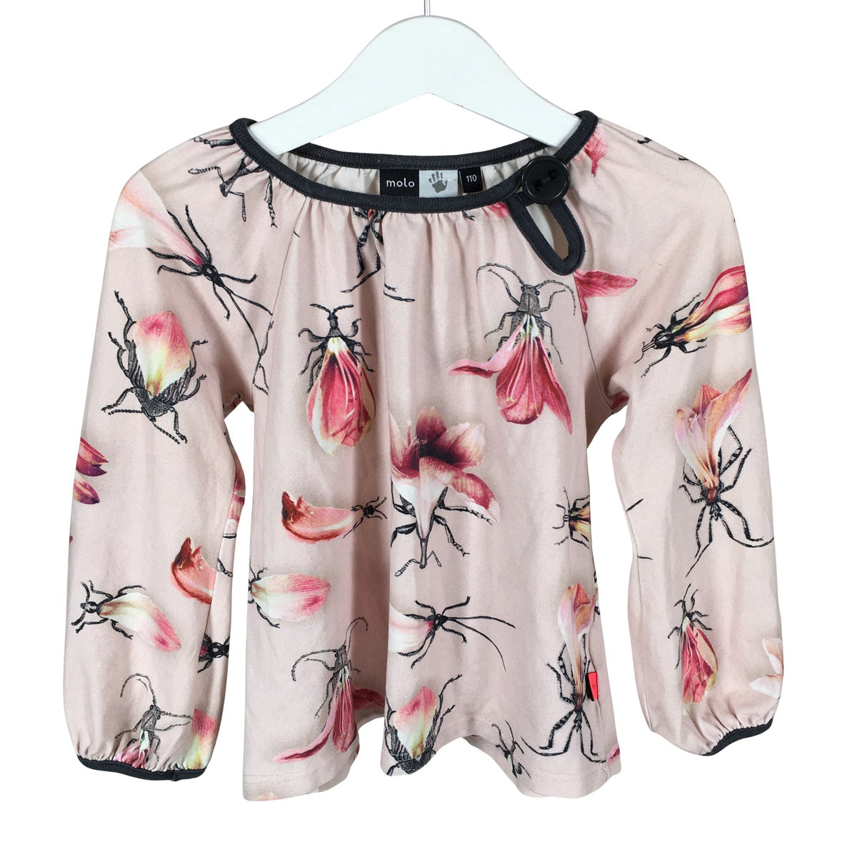 Unisex Molo Kids - Trikotaažist pluus, suurus 104 - 110 - Heleroosa (1)