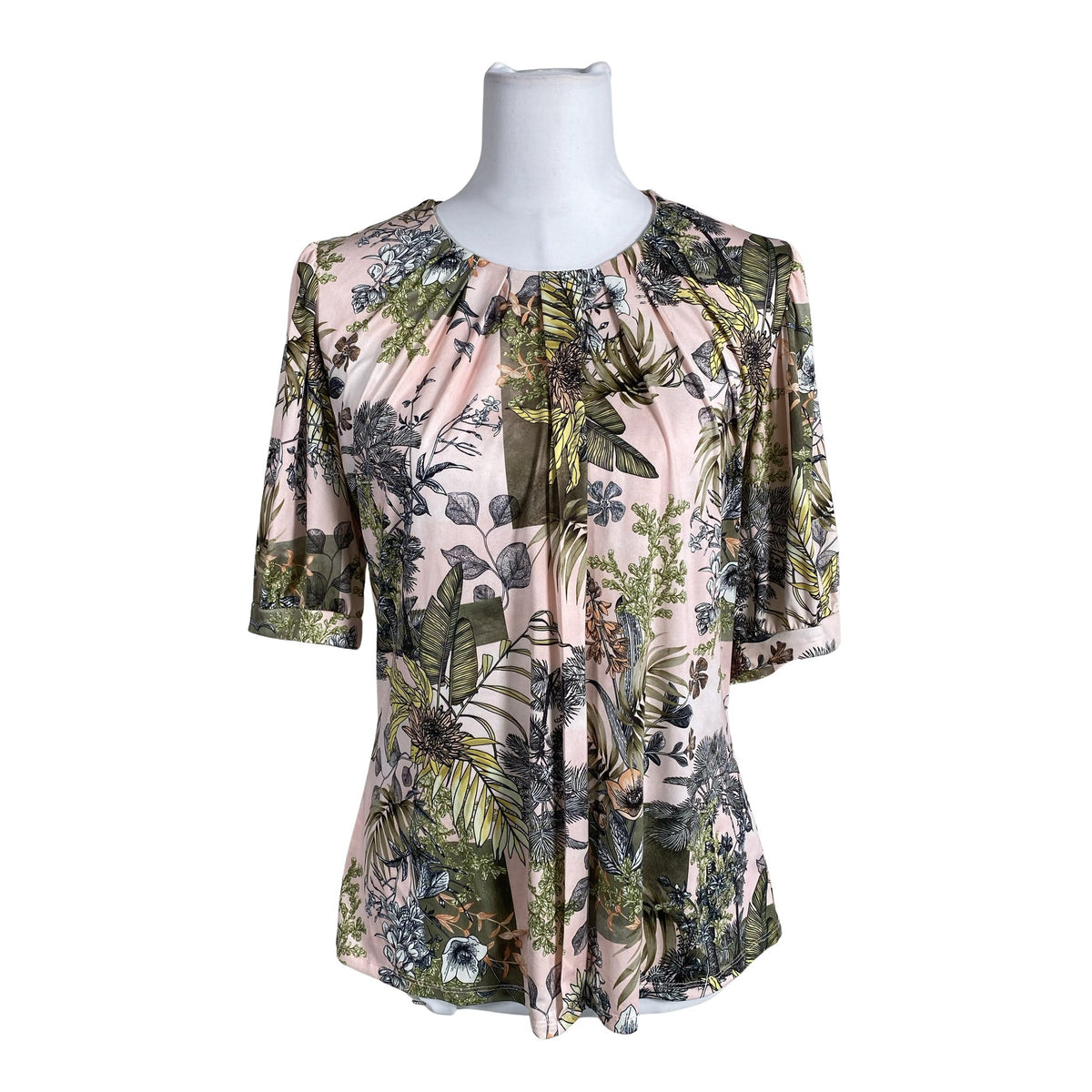 Unisex In Front - Trikotaažist pluus, suurus 38 - Heleroosa (1)