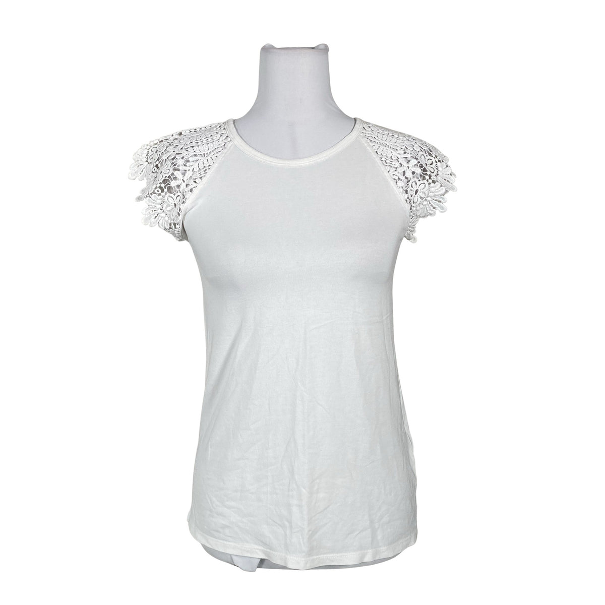 Unisex Esprit - Lühikeste käistega pluus, suurus 34 - Valge (1)
