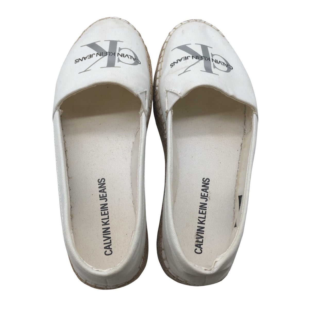 Unisex Calvin Klein Jeans - Mokassiinid, suurus 37 - Valge (3)