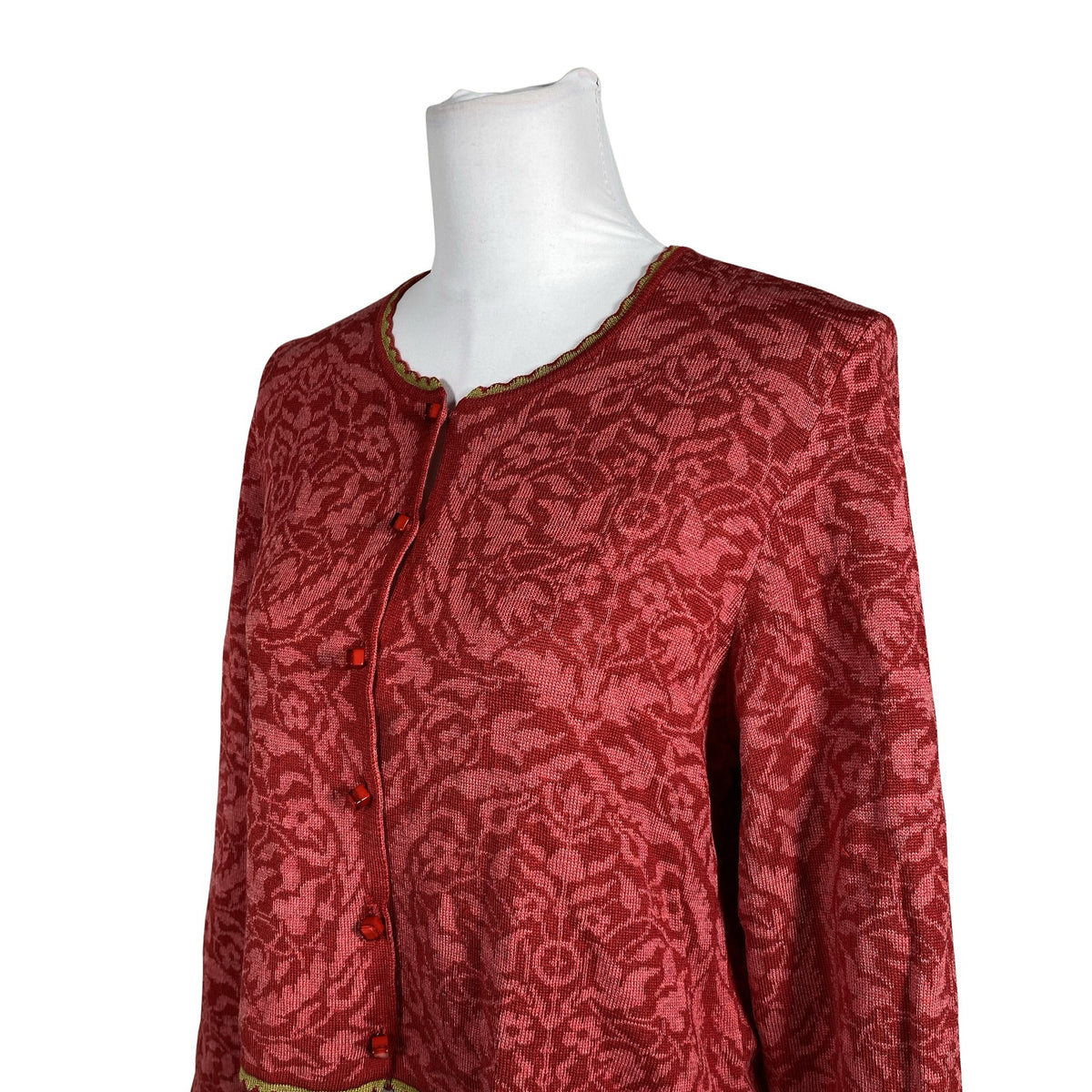 Unisex Oleana - Kardigan, suurus 38 - Punane (2)