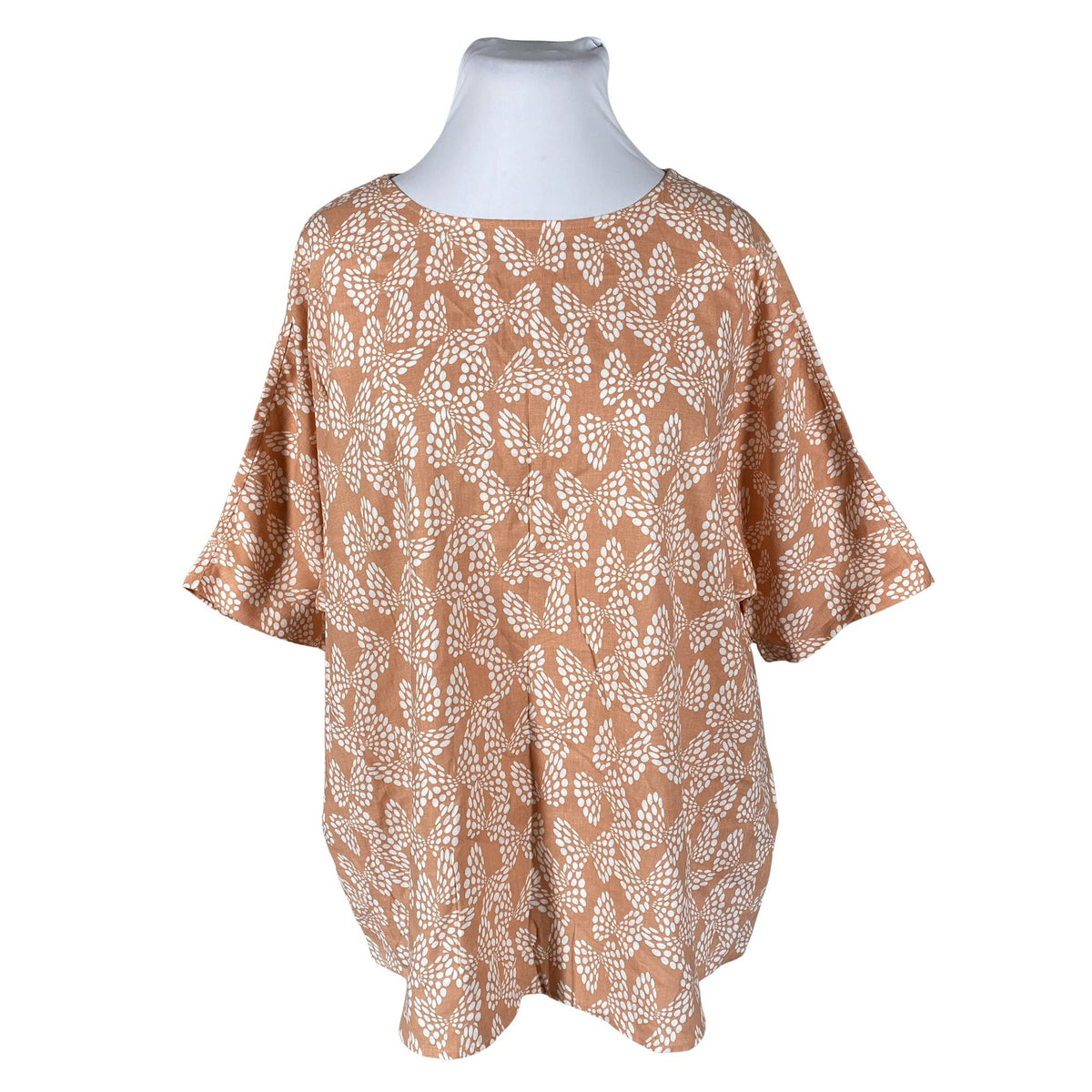 Unisex Finlayson - Lühikeste käistega pluus, suurus 42 - Oranž (1)