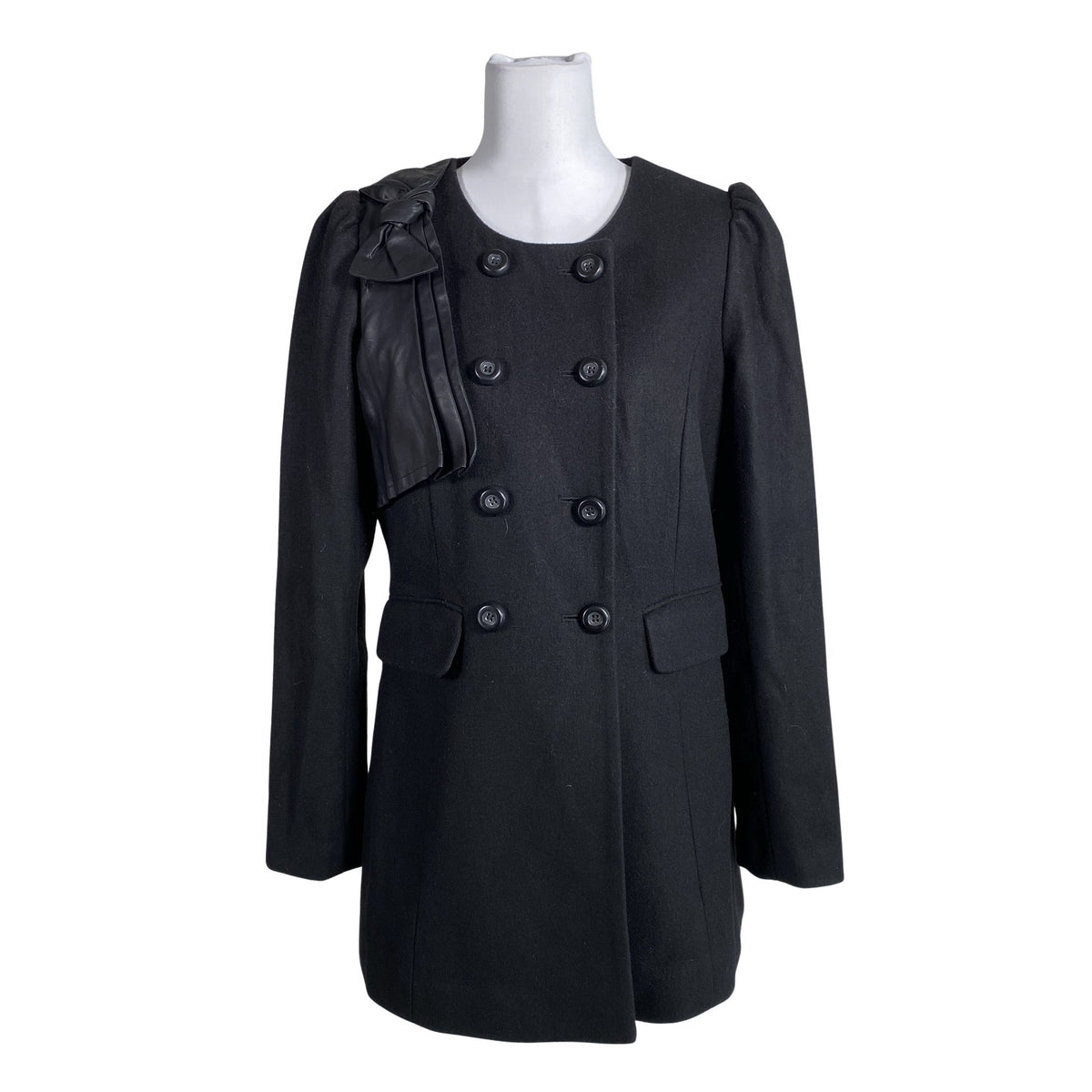 Unisex Morgan - Villane mantel, suurus 40 - Must (1)