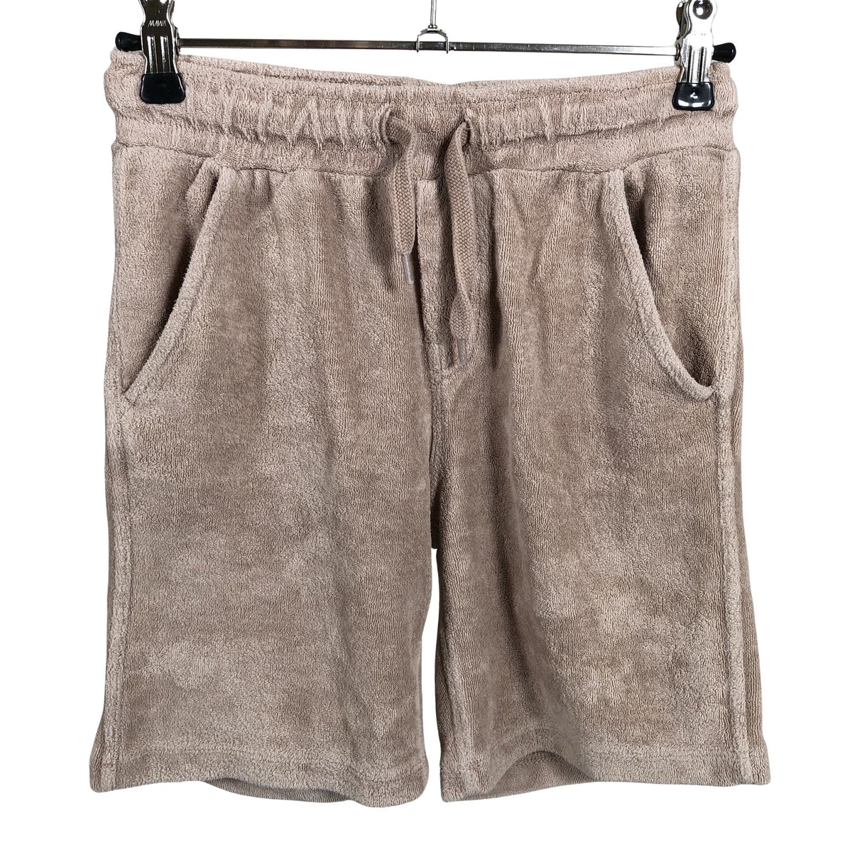 Unisex Lindex - Dressikangast lühikesed püksid, suurus 122 - 128 - Beige (1)