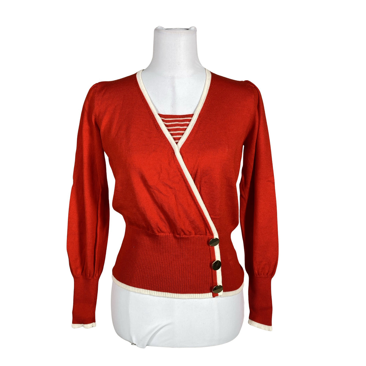 Unisex Luisa Spagnoli - Kampsun, suurus 36 - Punane (1)