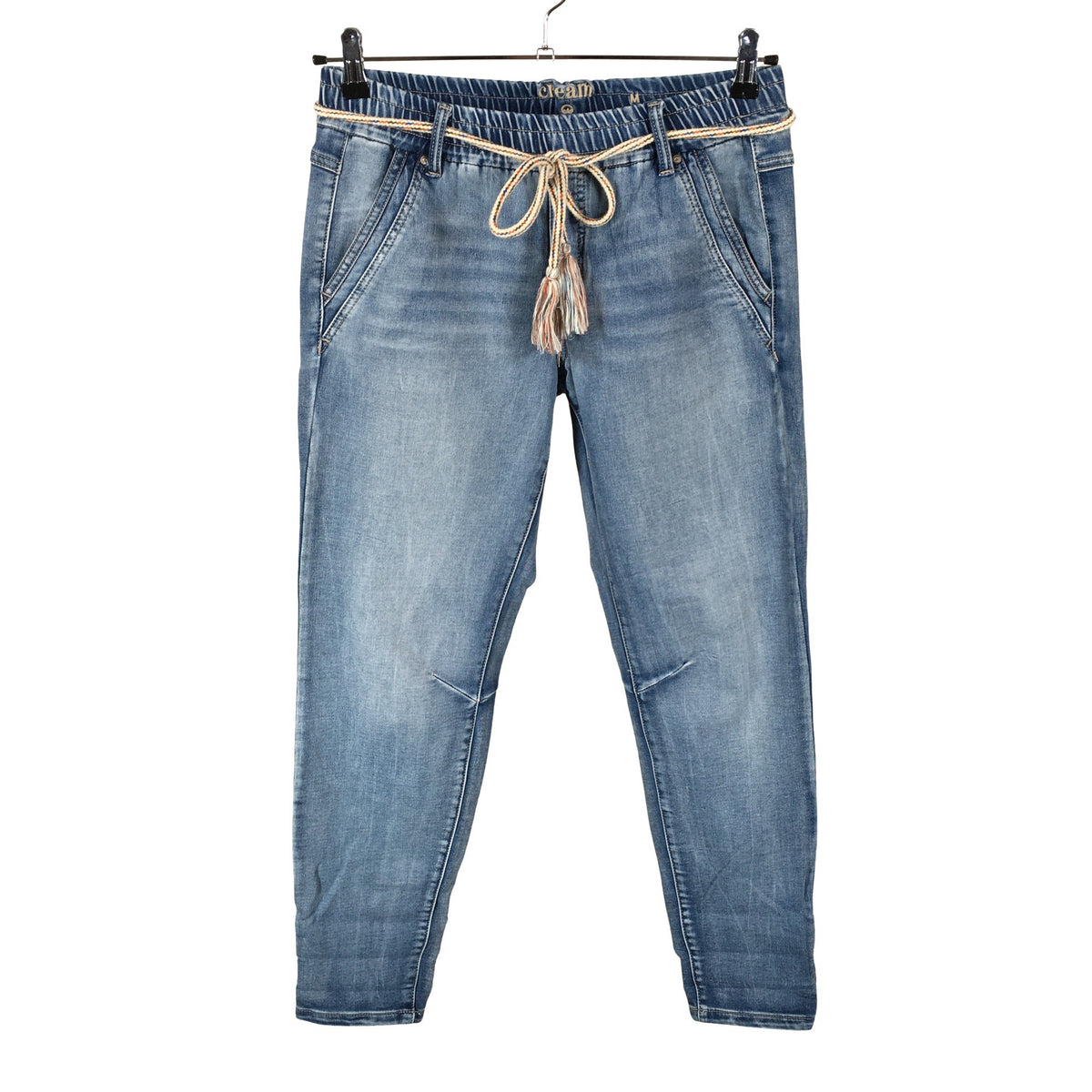 Unisex Cream - Mittevenivad püksid, suurus 38 - Helesinine (1)