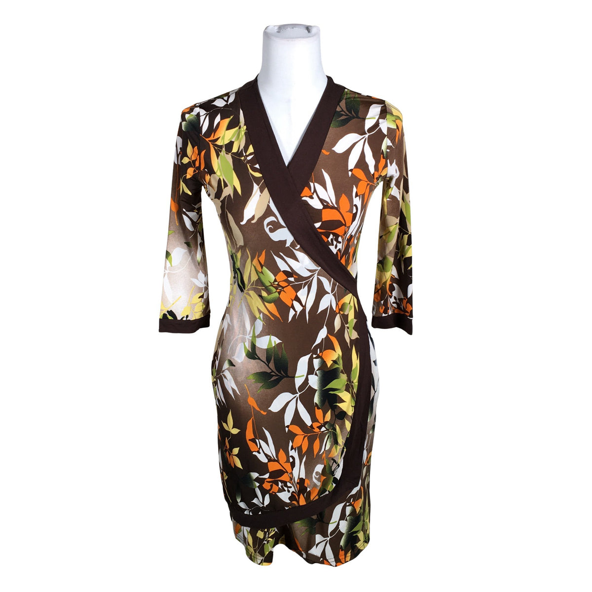 Unisex L'onkel - Trikotaažist kleit, suurus 36 - Pruun (1)