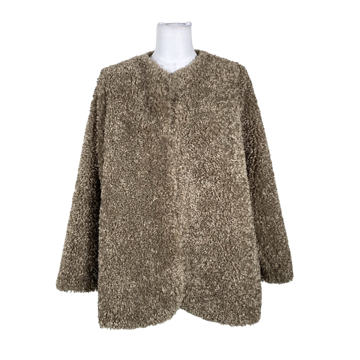 Unisex Gauhar - Kunstkarusnahast mantel, suurus 38 - Pruun (1)
