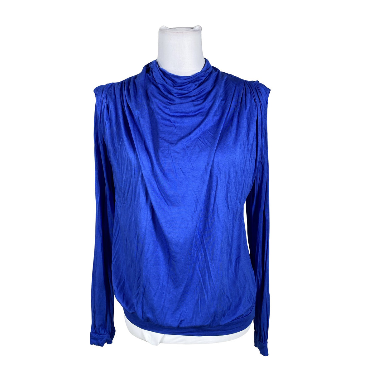 Unisex Nümph - Trikotaažist pluus, suurus 34 - Sinine (1)
