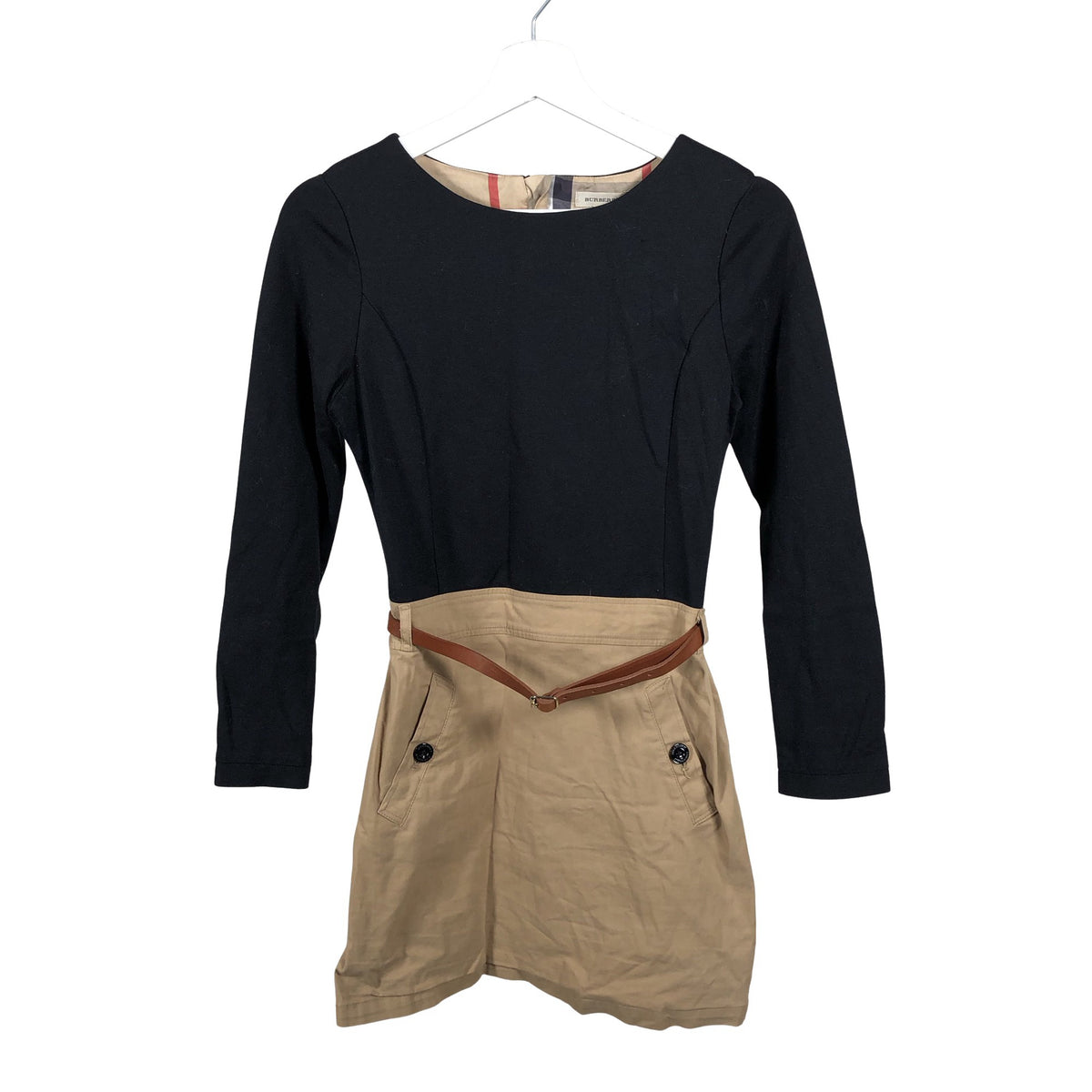 Unisex Burberry - Trikotaažist kleit, suurus 146 - 152 - Beige (1)