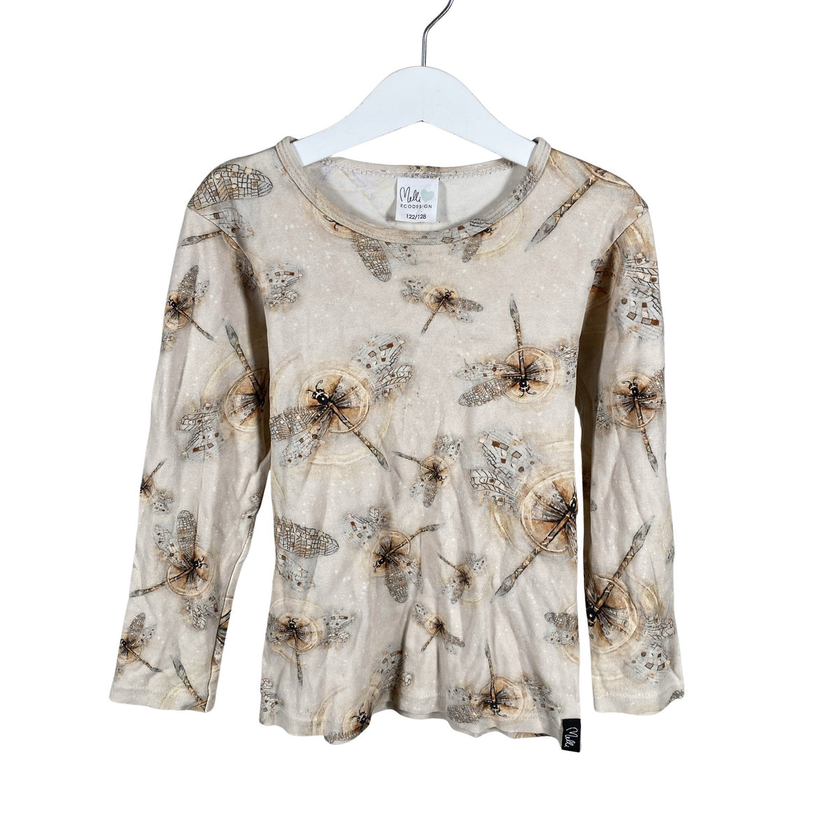 Unisex Melli - Trikotaažist pluus, suurus 122 - 128 - Beige (1)