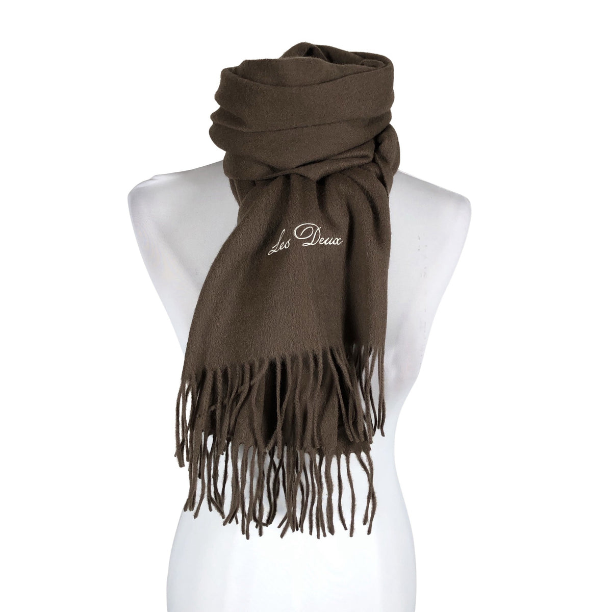 Unisex Les Deux - Õhuke sall, suurus Midi - Pruun (1)
