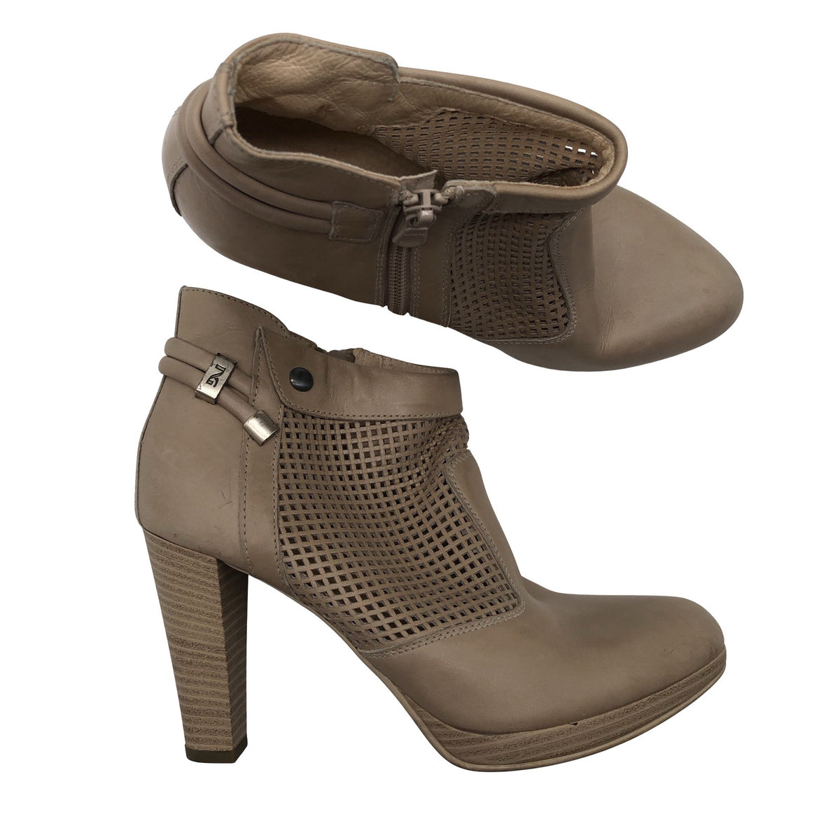 Unisex Nero Giardini - Poolsaapad, suurus 38 - Beige (1)