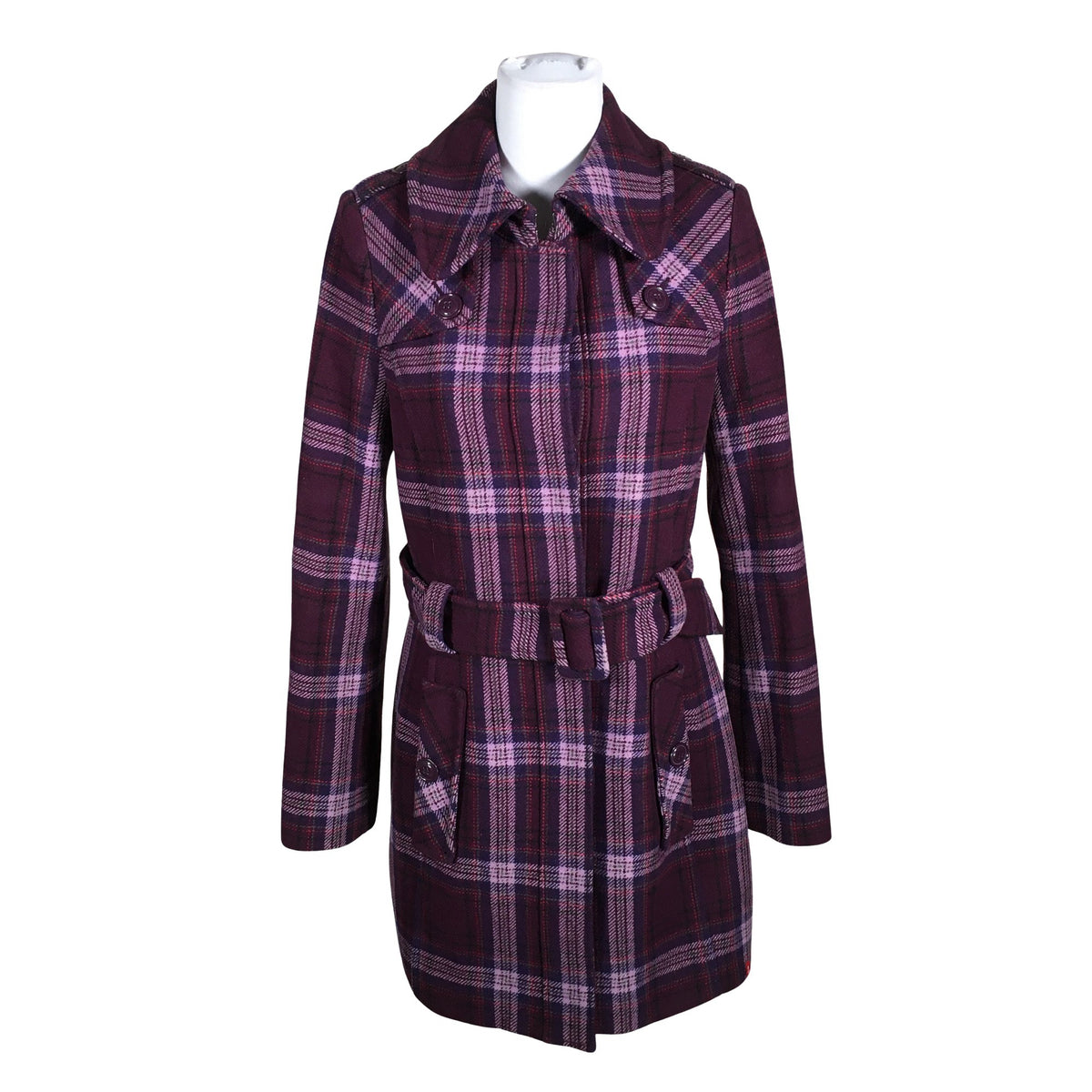 Unisex EDC by Esprit - Villane mantel, suurus 38 - Lilla (1)