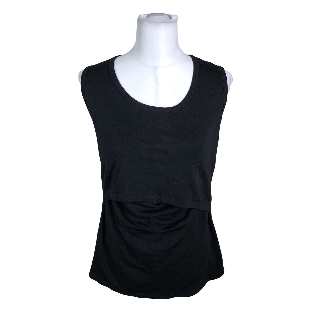 Unisex Myllymuksut - Trikotaažist topp, suurus 38 - Must (1)