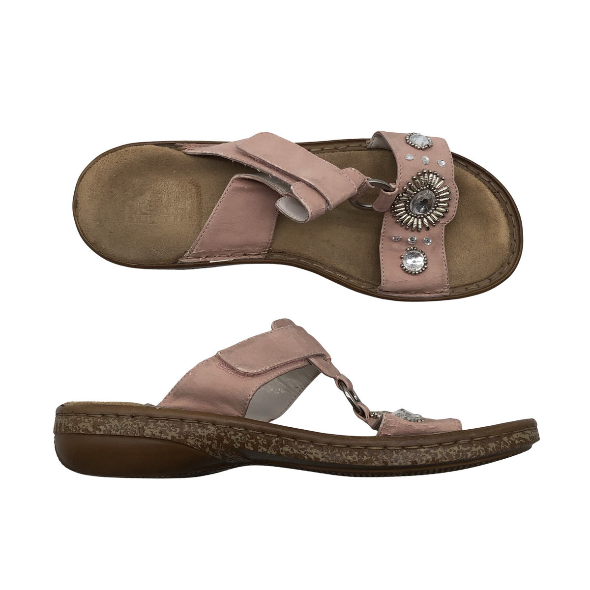 Unisex Rieker - Rihmikud, suurus 38 - Heleroosa (1)