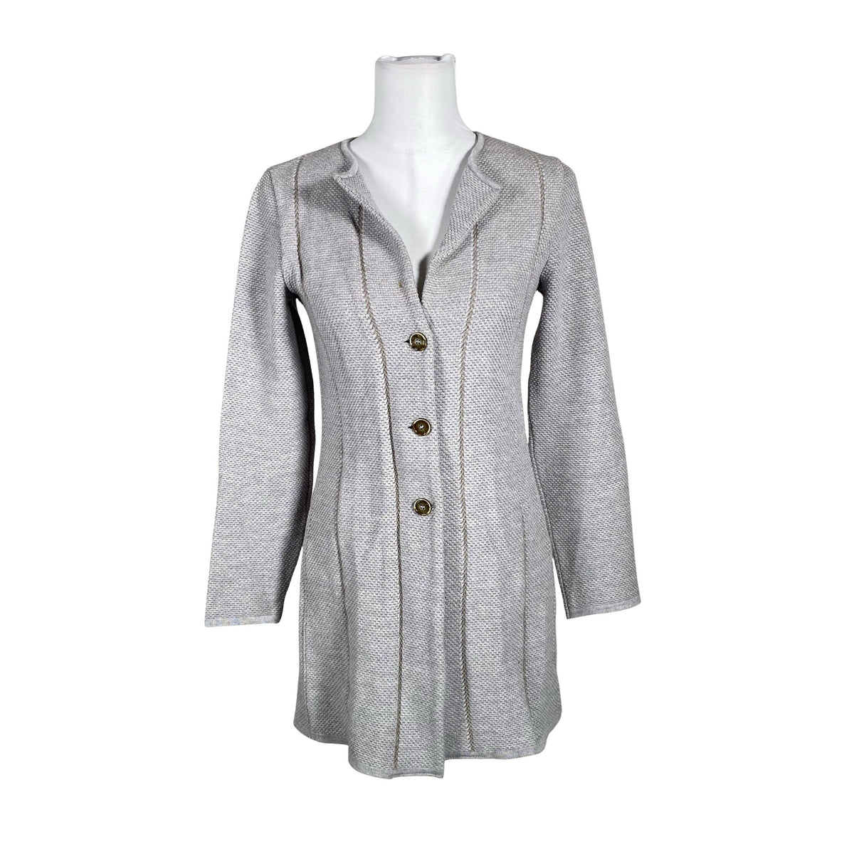 Unisex Georg Maier - Kardigan, suurus 36 - Hall (1)