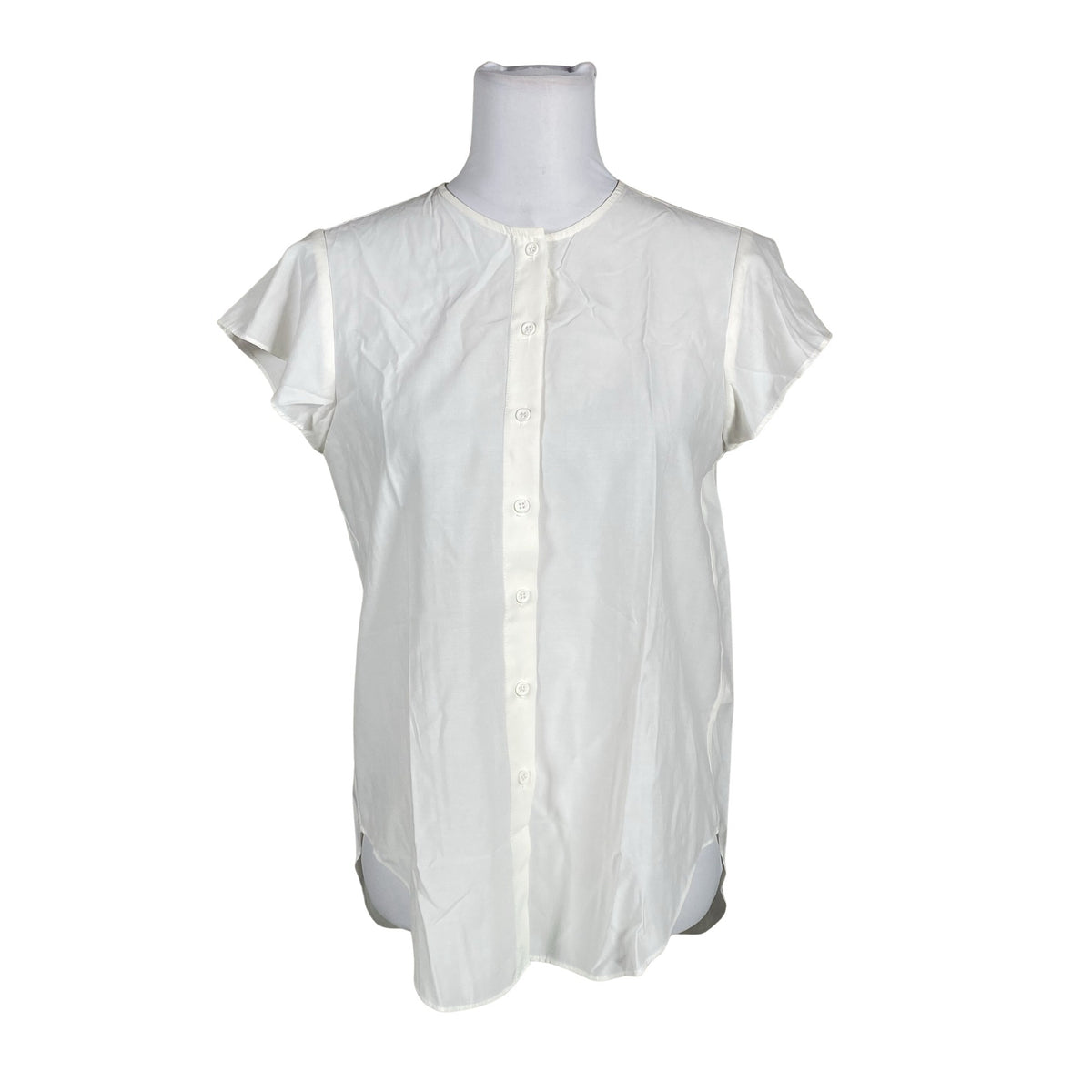 Unisex French Connection - Lühikeste käistega pluus, suurus 38 - Looduslik valge (1)