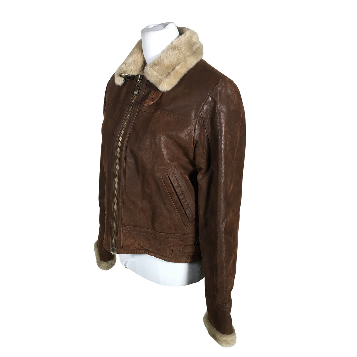 Unisex Etcetera - Nahktagi, suurus 38 - Pruun (3)