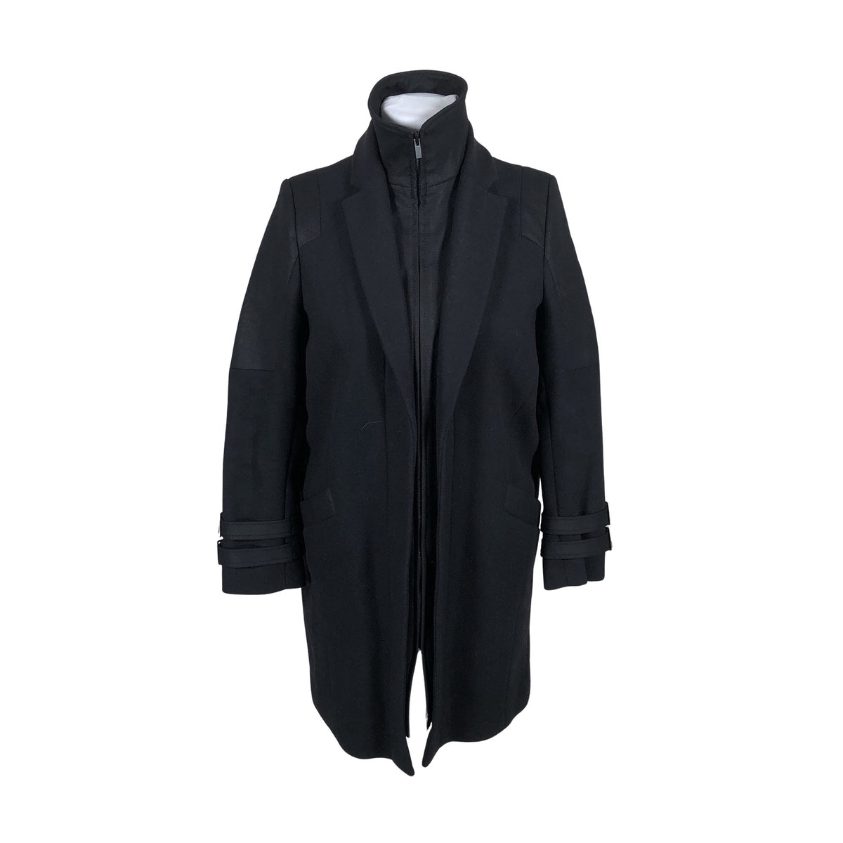 Unisex Comptoir des cotonniers - Villane mantel, suurus 42 - Must (1)