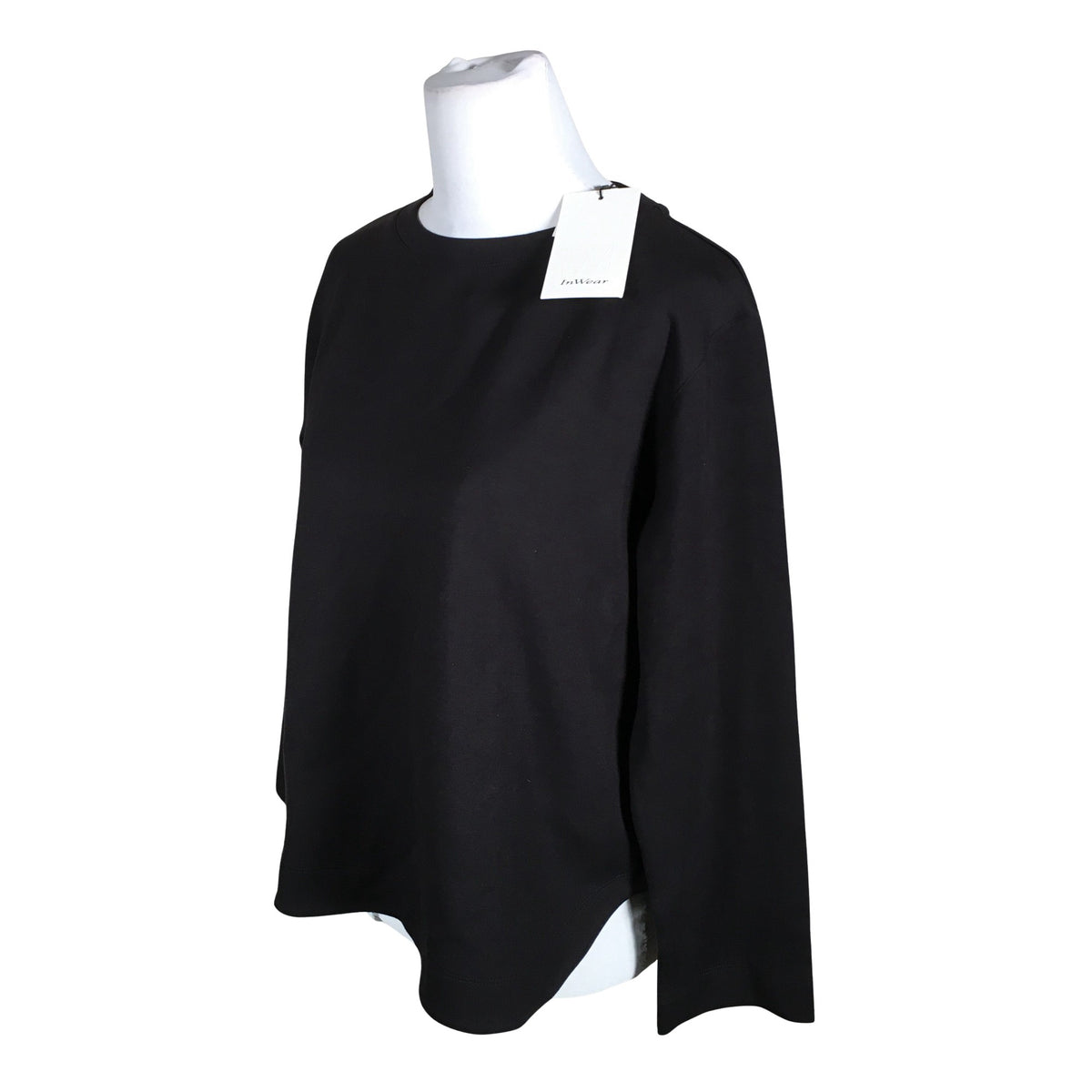 Unisex InWear - Trikotaažist pluus, suurus 36 - Must (2)