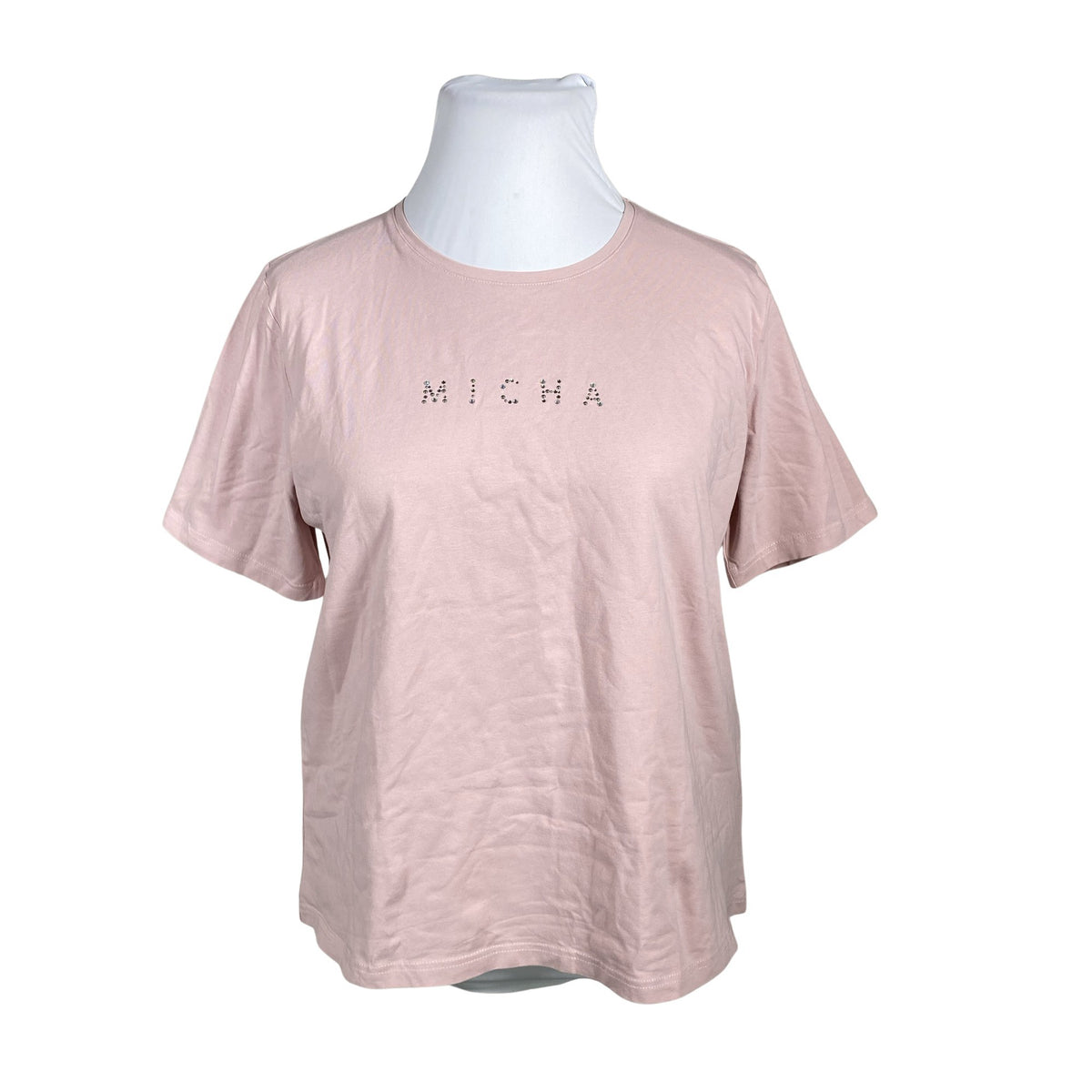 Unisex Micha - T-särk, suurus 44 - Heleroosa (1)