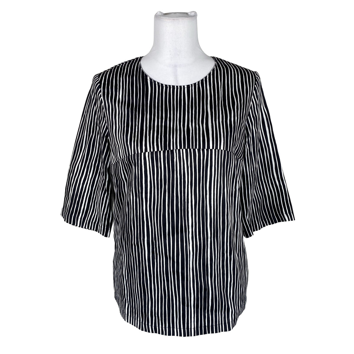 Unisex Marimekko - Lühikeste käistega pluus, suurus 36 - Must (1)