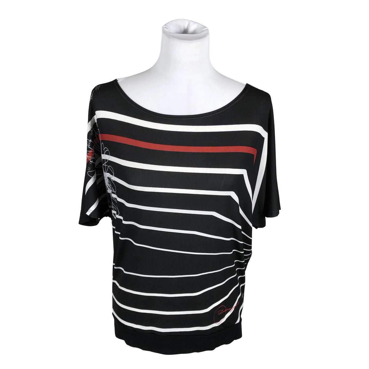 Unisex Desigual - T-särk, suurus 36 - Must (1)