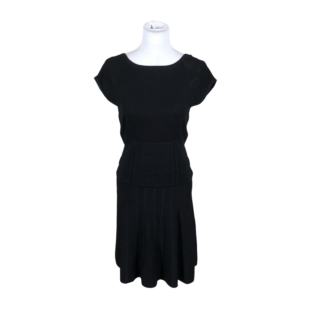 Unisex Karen Millen - Kootud kleit, suurus 40 - Must (1)
