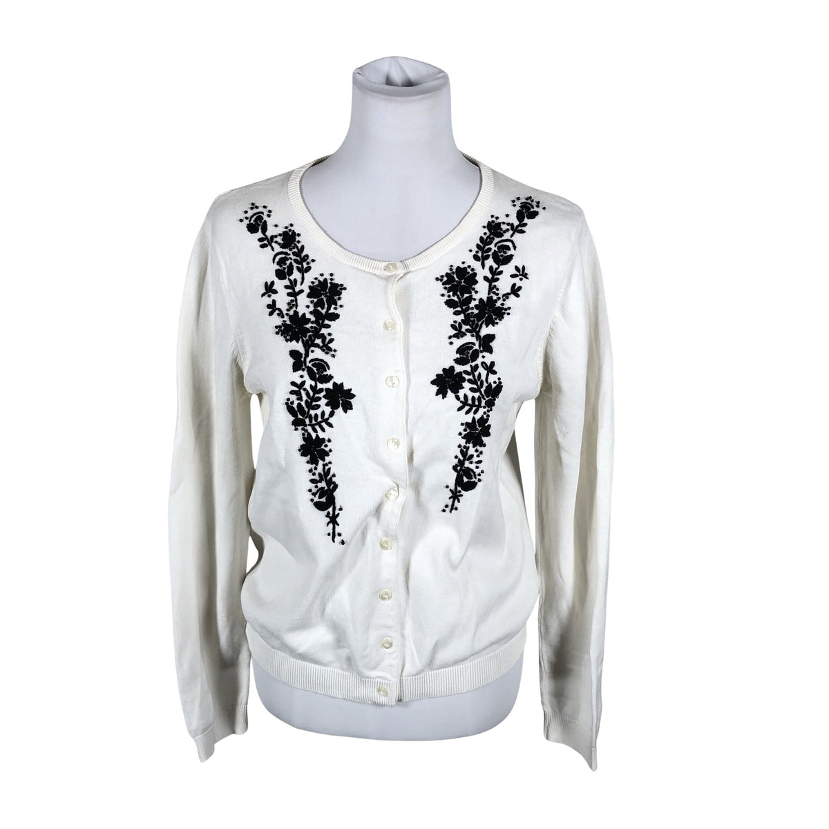 Unisex Mosaic - Kardigan, suurus 42 - Valge (1)