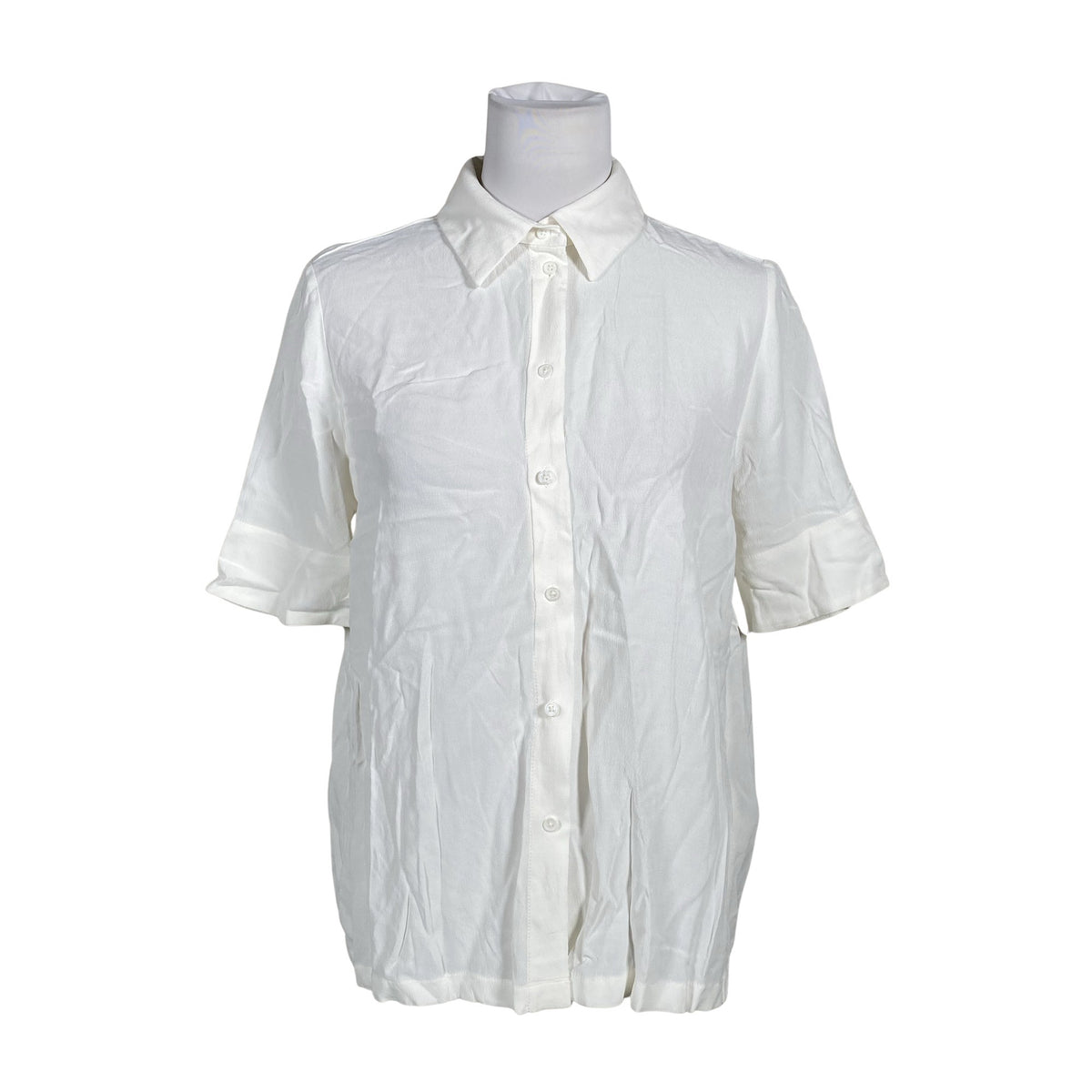 Unisex Gerry Weber - Lühikeste käistega pluus, suurus 38 - Valge (1)