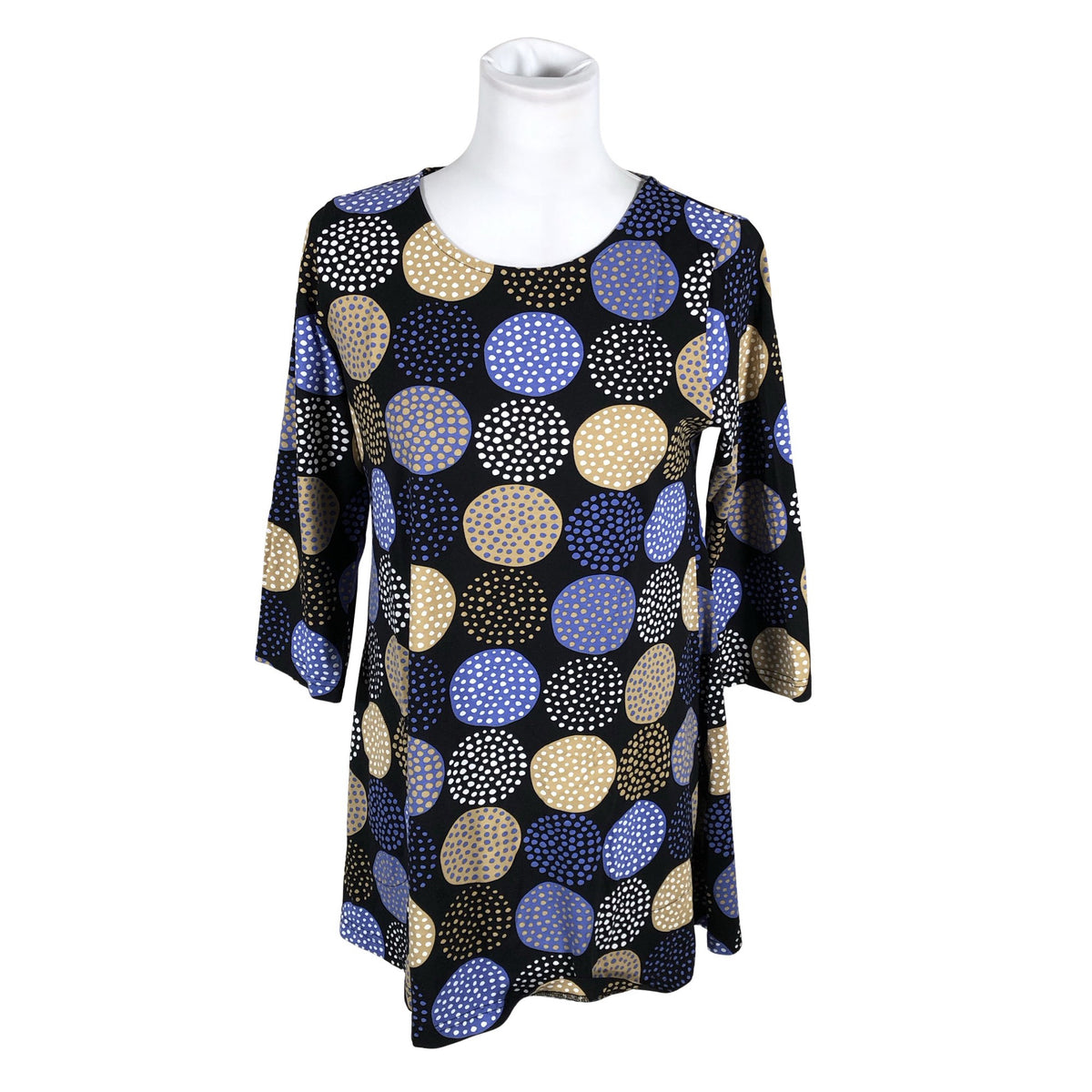 Unisex Ristomatti Ratia - Trikotaažist tuunika, suurus 36 - Must (1)
