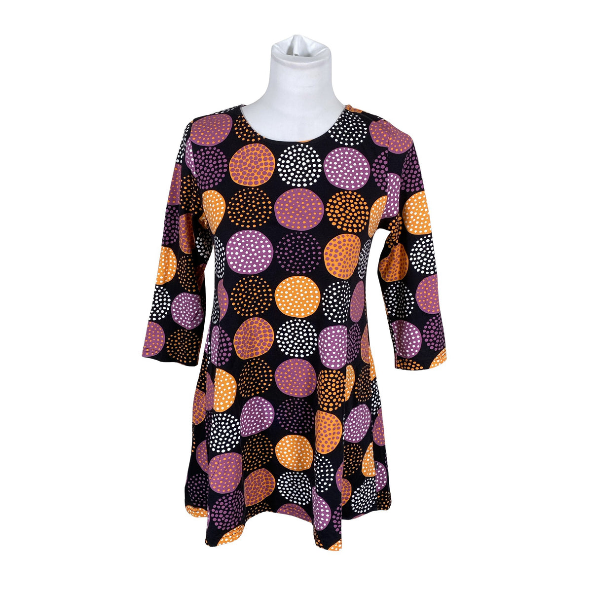 Unisex Ristomatti Ratia - Trikotaažist tuunika, suurus 36 - Must (1)