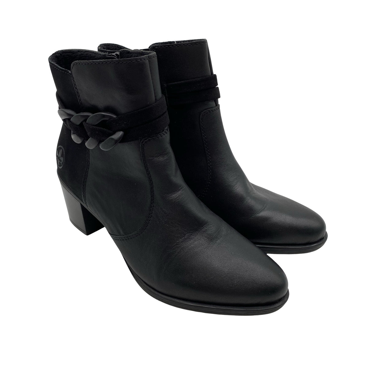 Unisex Rieker - Poolsaapad, suurus 40 - Must (2)
